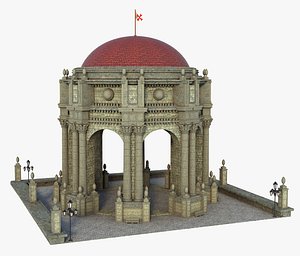 3D classic dome model