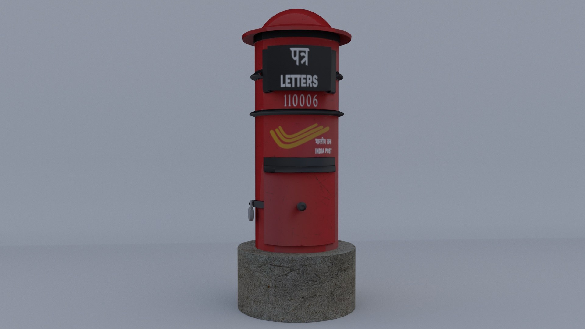 Post Box 3D - TurboSquid 1817180