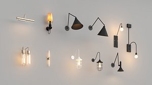 3D wall light