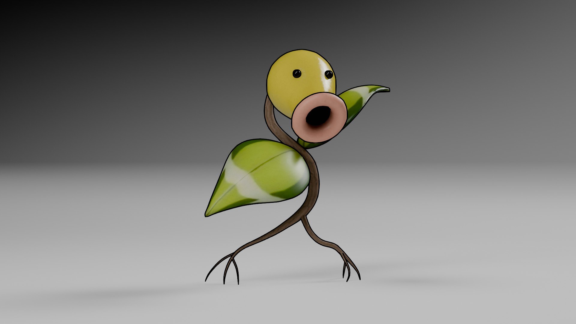 Bellsprout Pokemon 3D Model - TurboSquid 2167904