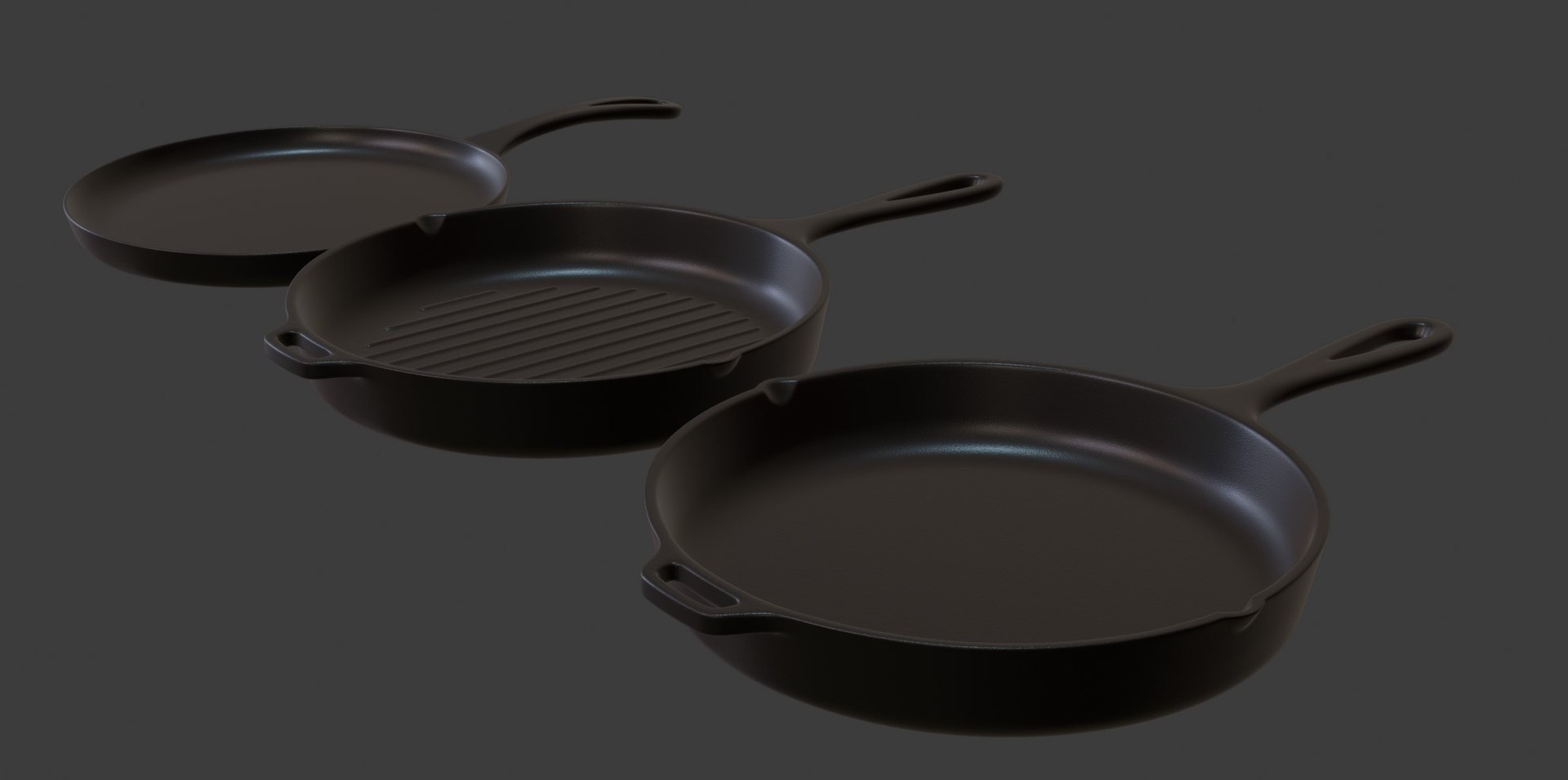 cast iron pans 3D https://p.turbosquid.com/ts-thumb/t6/Kcloia/4V/c8/jpg/1613980307/1920x1080/fit_q87/e9451434336bd957bd8b31137e6ee80994055444/c8.jpg