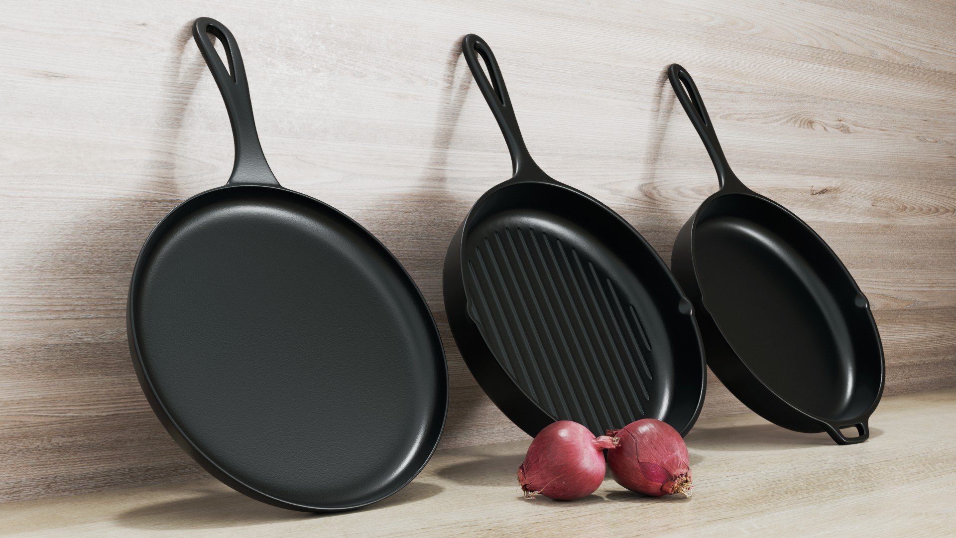 cast iron pans 3D https://p.turbosquid.com/ts-thumb/t6/Kcloia/sh/cics5/jpg/1613982030/1920x1080/fit_q87/108a3f5d278b8408a055631245473041437fc950/cics5.jpg