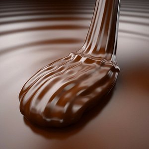 3d model mousse chocolate image sequence