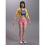 Fille en tenue de sport