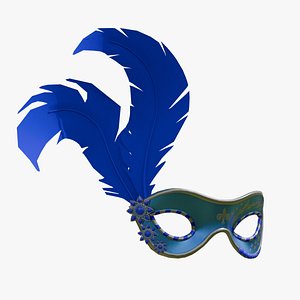 3D Elegant Venetian Masquerade