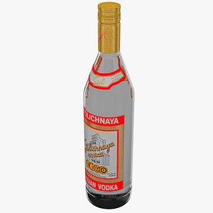 stolichnaya vodka bottle 3d max