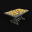 GOLD COINS TREASURE PILE MOUND TABLE QUEST LOOT PIRATE MEDIEVAL