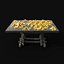 GOLD COINS TREASURE PILE MOUND TABLE QUEST LOOT PIRATE MEDIEVAL