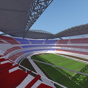 - soccer stadium arena 3d max