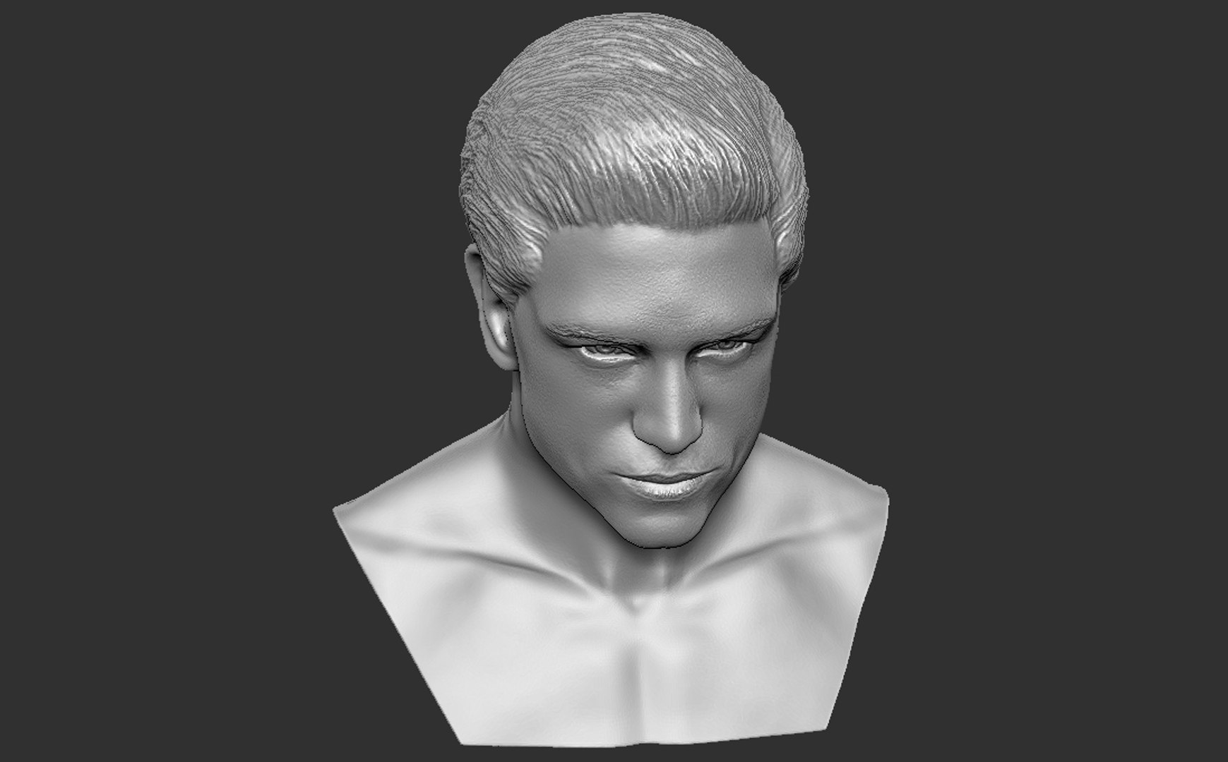 3D Model Bust Man Printing TurboSquid 1657521