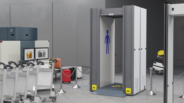modelo 3d Sistema de inspección de carrocería MW1000AA - TurboSquid 2178091