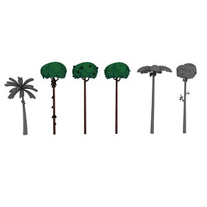 Cartoon trees