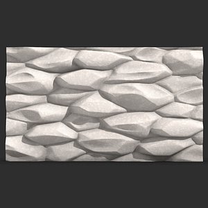 6 Models Stone Walls 5 3D model