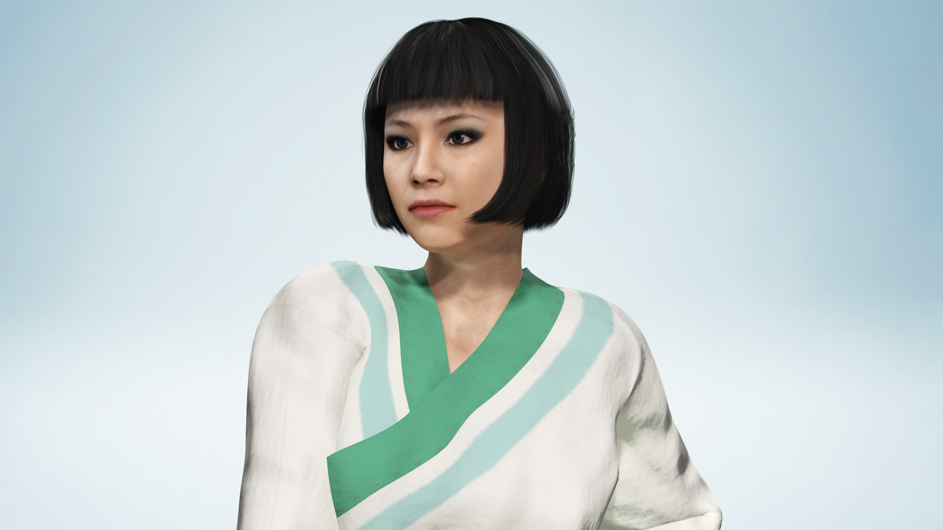 Realistic Asian Woman Kimono Character Traditional  3D Model 3D model https://p.turbosquid.com/ts-thumb/t6/jiUbqW/nG/1/png/1751202065/1920x1080/fit_q87/e7a88d414724e23ed6f9cf438b639e0e32f3b5f0/1.jpg