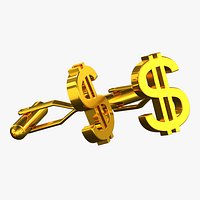 Dollar Sign Cufflinks