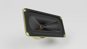 speaker woofer 3D model