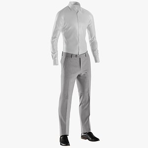 Men's Pants with Shirt and Shoes 2