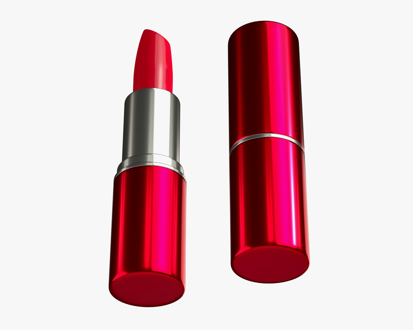 3D Lipstick Lip Red Model - TurboSquid 1343398