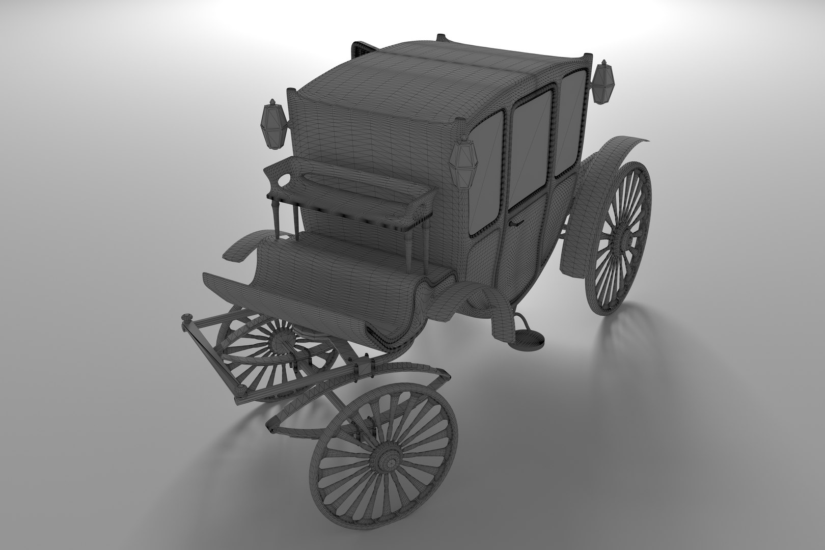 3D Realistic Vintage Luxury Carriage - TurboSquid 1379563