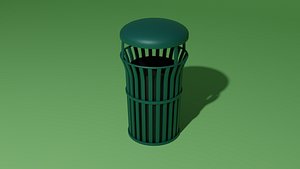 3D Trash can