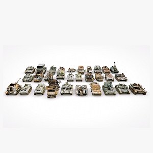 Destroyed russian armoured vehicles 30 assets collection