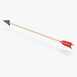 3D model Wooden Arrow