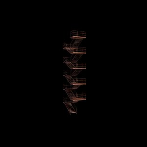 industrial staircase 02 3D model