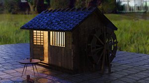 3D Hut Small House model