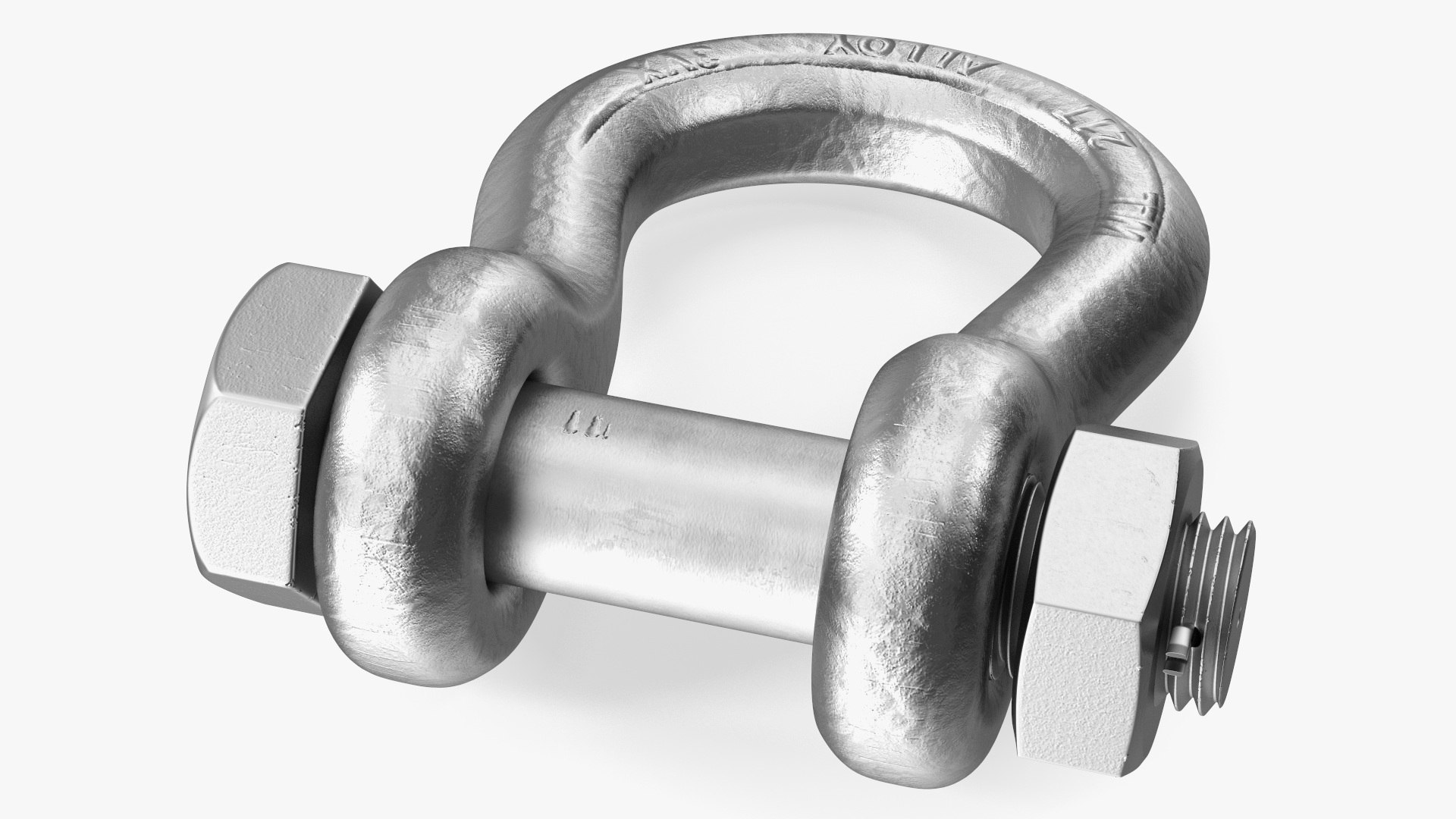Aluminum Anchor Shackle 3D model - TurboSquid 2022343