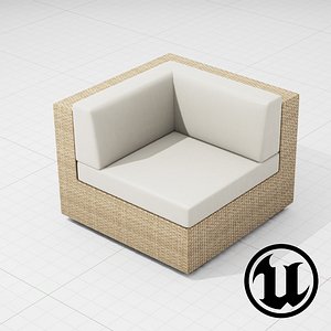 Patio Furniture Chair 002 UE4