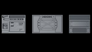 Sci Fi Panels 3D model