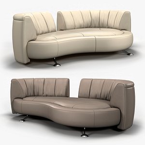 leather sofa 3D model