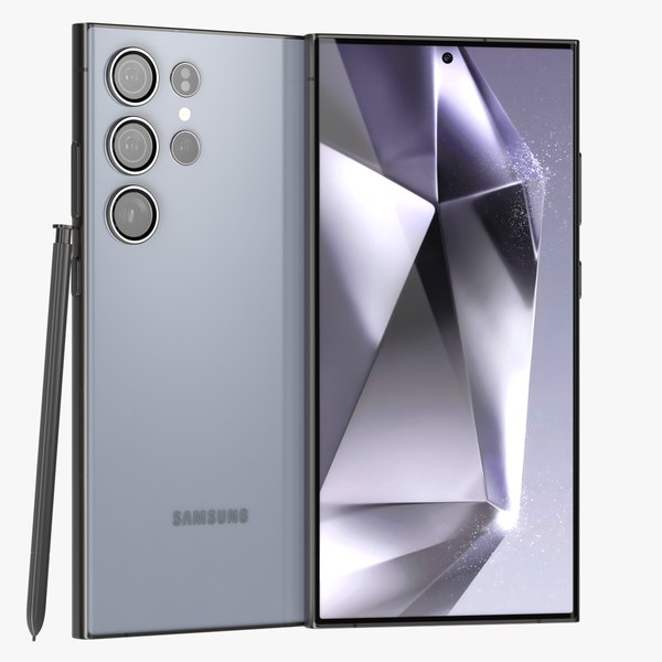 3D model Samsung Galaxy S24 Ultra Titanium Blue
