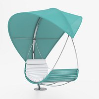 Modern luxury outdoor\garden furniture Royal Botania Wave hammock with umbrella