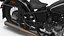 Motorcycle Ural M70 Black Rigged