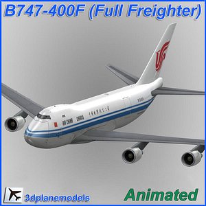 b747-400 air china cargo 3d model