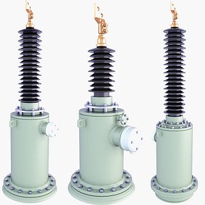 Transformer High Voltage Insulators v8 3D