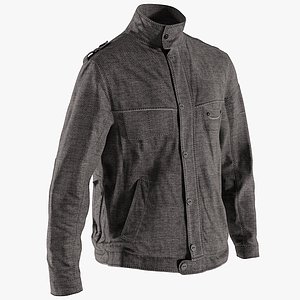 3D realistic mens jacket 2