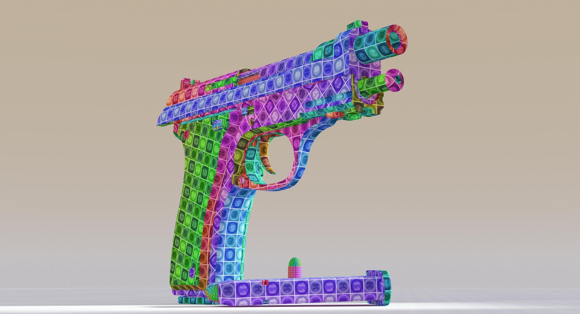 3D 9mm pistol model https://p.turbosquid.com/ts-thumb/t7/OSwWcP/FfKX8wcP/00256_pistol_9mm_surface_v013_05_checker.rgb_color.0003/jpg/1551369298/1920x1080/fit_q87/6371a2089653269b19bd797d5e32857d93d6049f/00256_pistol_9mm_surface_v013_05_checker.rgb_color.0003.jpg