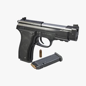 3D 9mm pistol model