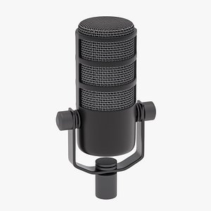 Broadcast Microphone 3 3D model