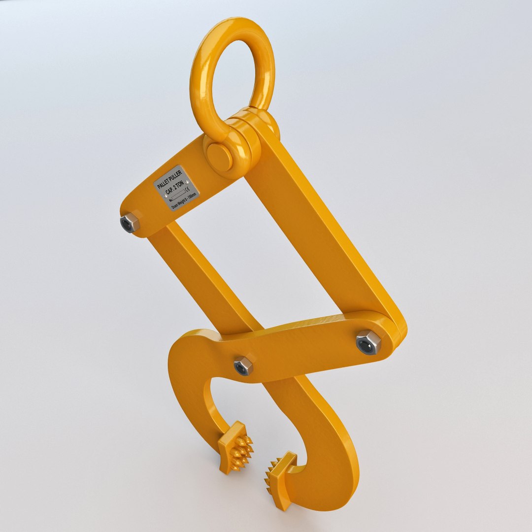 pallet puller clamp 3d model