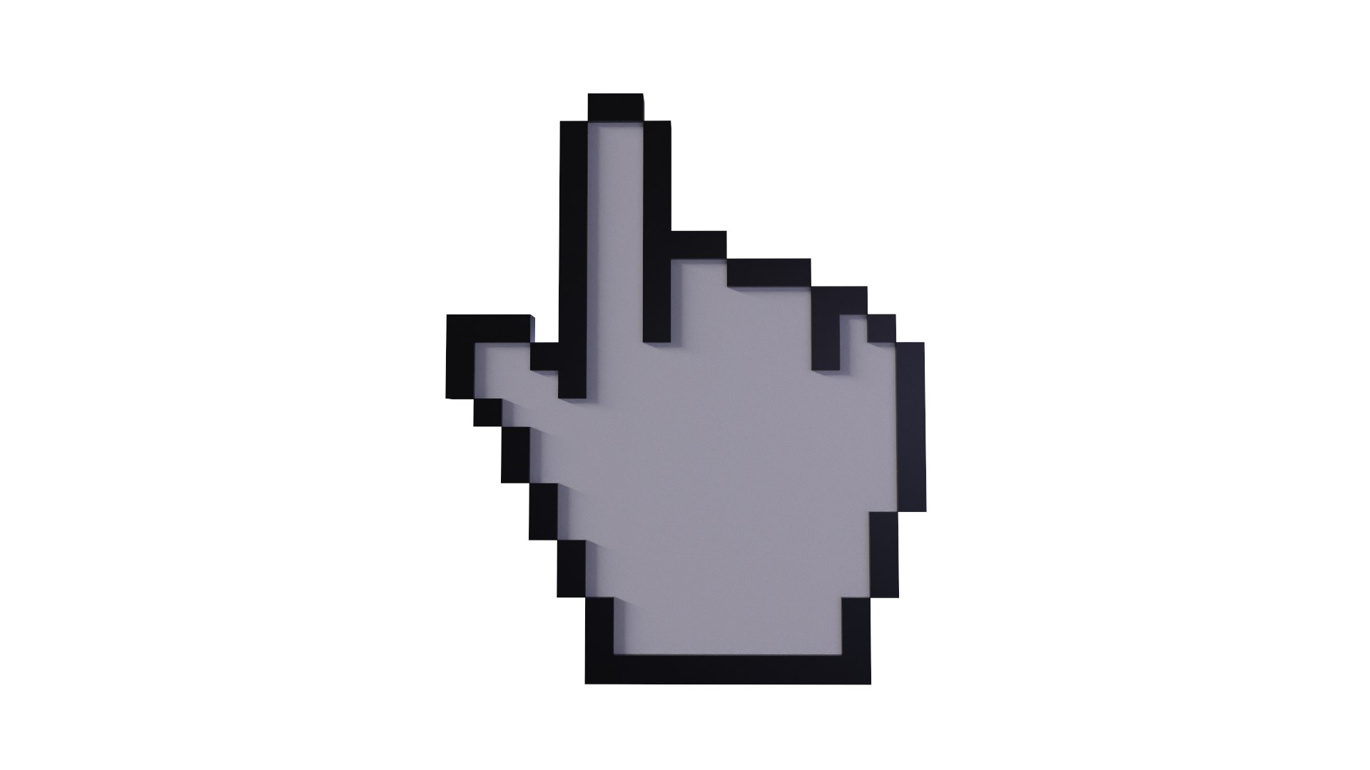 Hand cursor model turbosquid 1785123