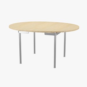 3ds max table hans j wegner