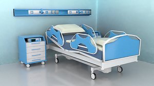 Hospital Room 3 3D