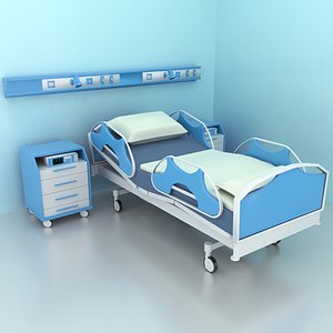 Hospital Room 3 3D