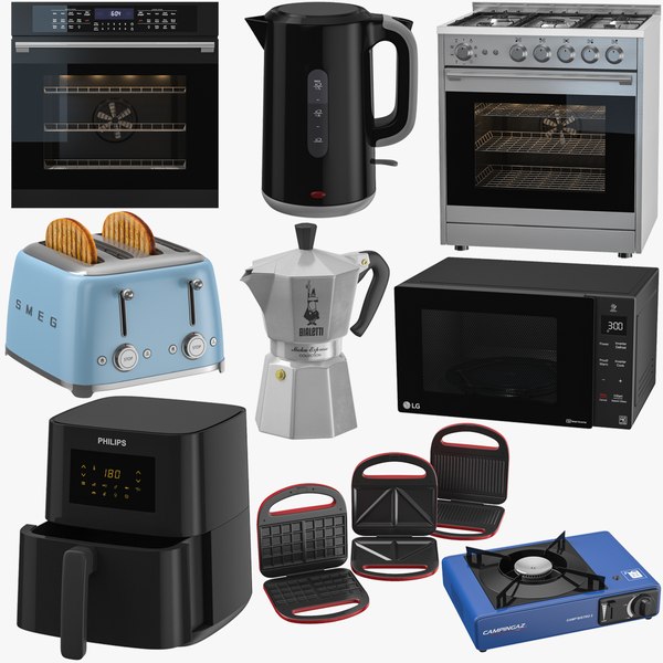 3D kitchen Appliance Collection 01