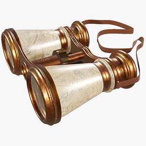3D model Antique Binoculars