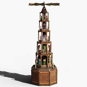 3D Weihnachtspyramide German Christmas pyramid