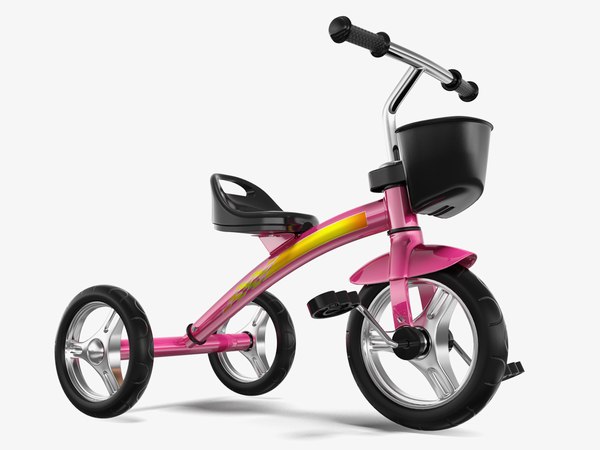 children tricycle 3D model